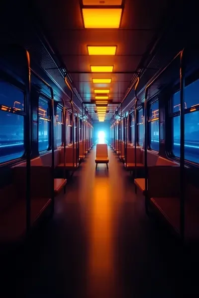 深夜列车海报封面